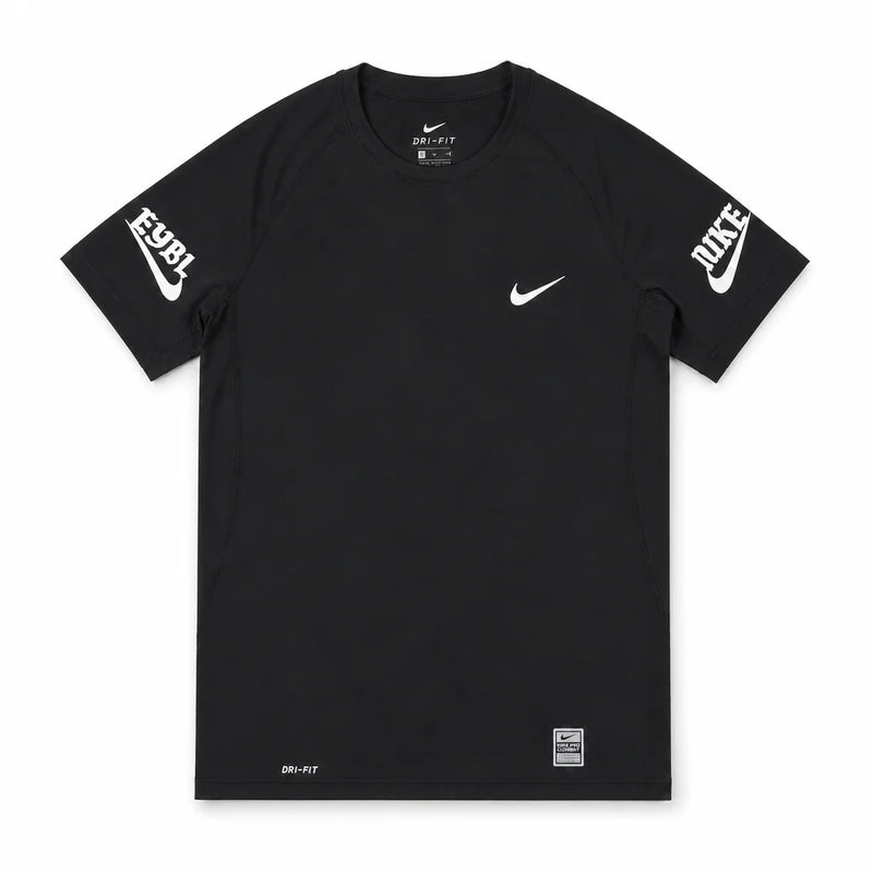 OPENRUN EYBL basketball compression shirt in black