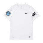 OPENRUN™ EYBL CIRCUIT COMPRESSION SHIRT WHITE