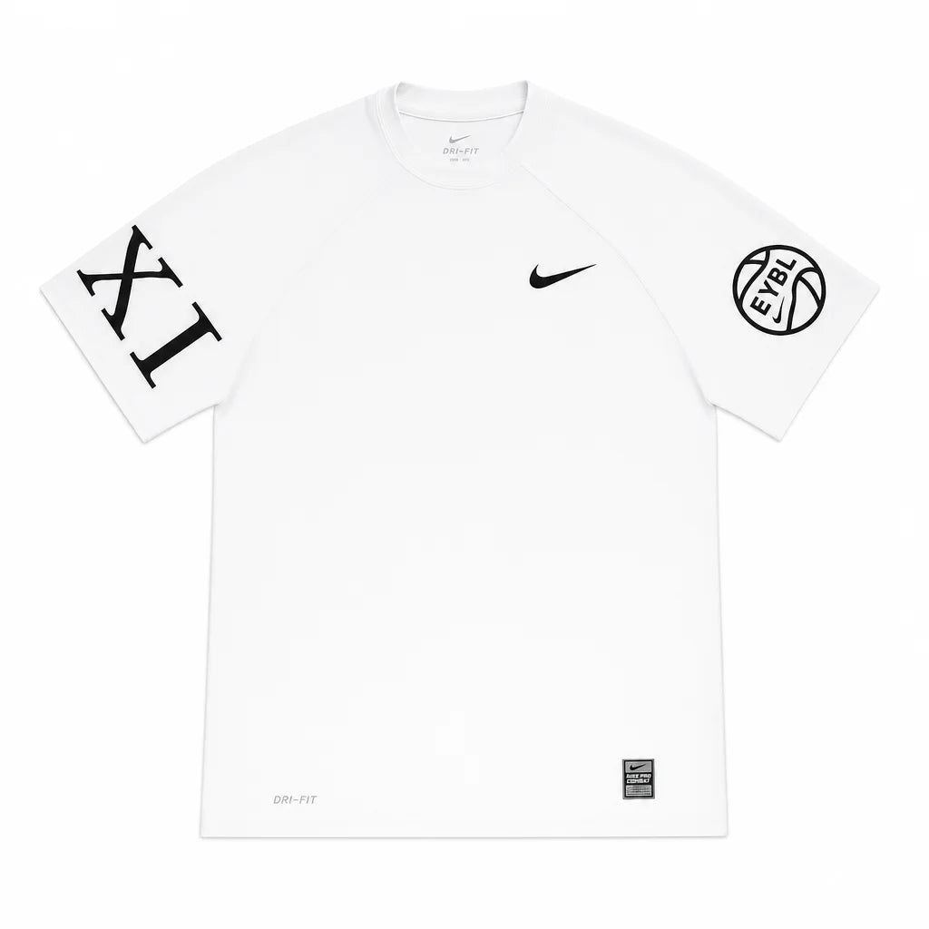 OPENRUN™ EYBL XI COMPRESSION SHIRT | BLACK & WHITE