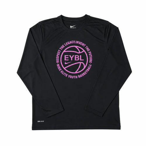 OPENRUN EYBL Legacy basketball longsleeve in black