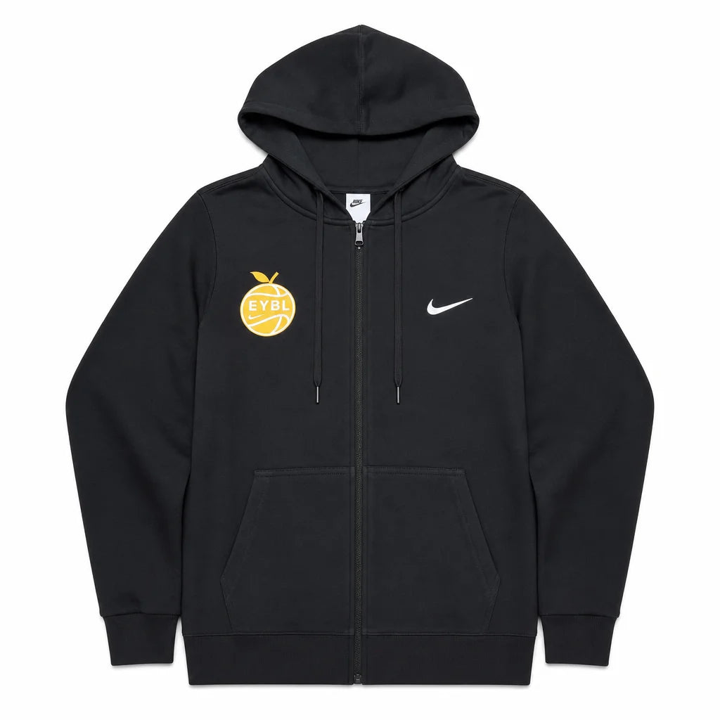 OPENRUN™ EYBL PEACH JAM ZIP UP HOODIE BLACK