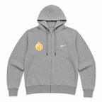 OPENRUN™ PEACH JAM EYBL ZIP UP HOODIE GREY