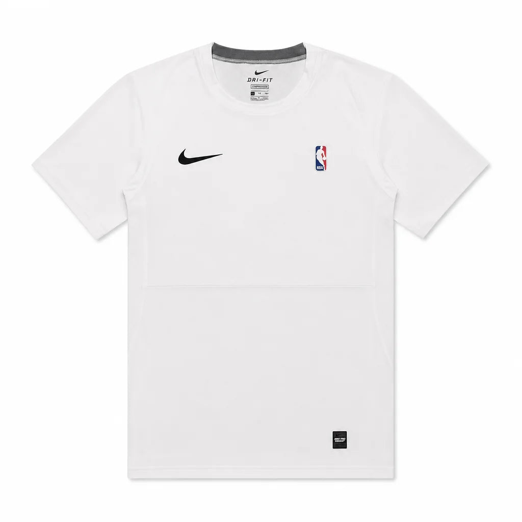 OPENRUN™ NBA PRO COMPRESSION SHIRT BLACK & WHITE