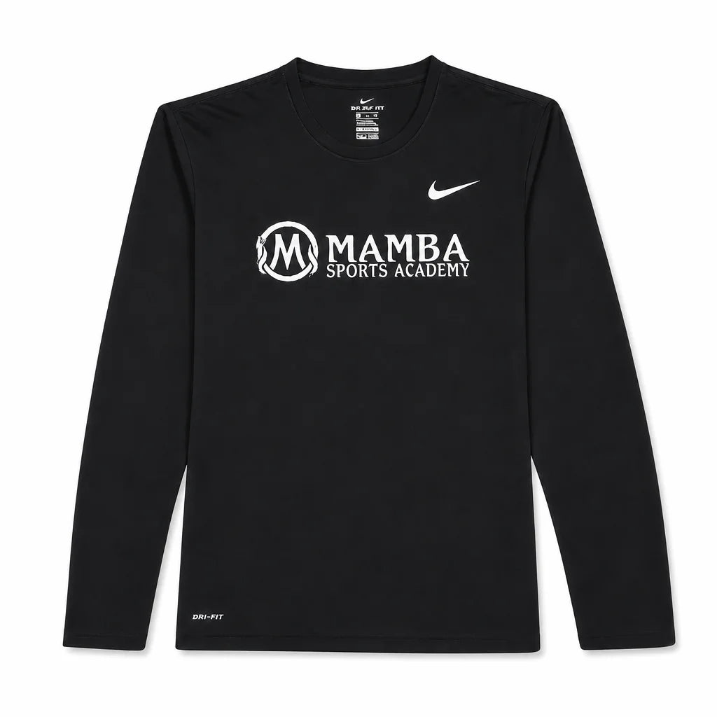 OPENRUN™ MAMBA ACADEMY LONGSLEEVE | BLACK & WHITE