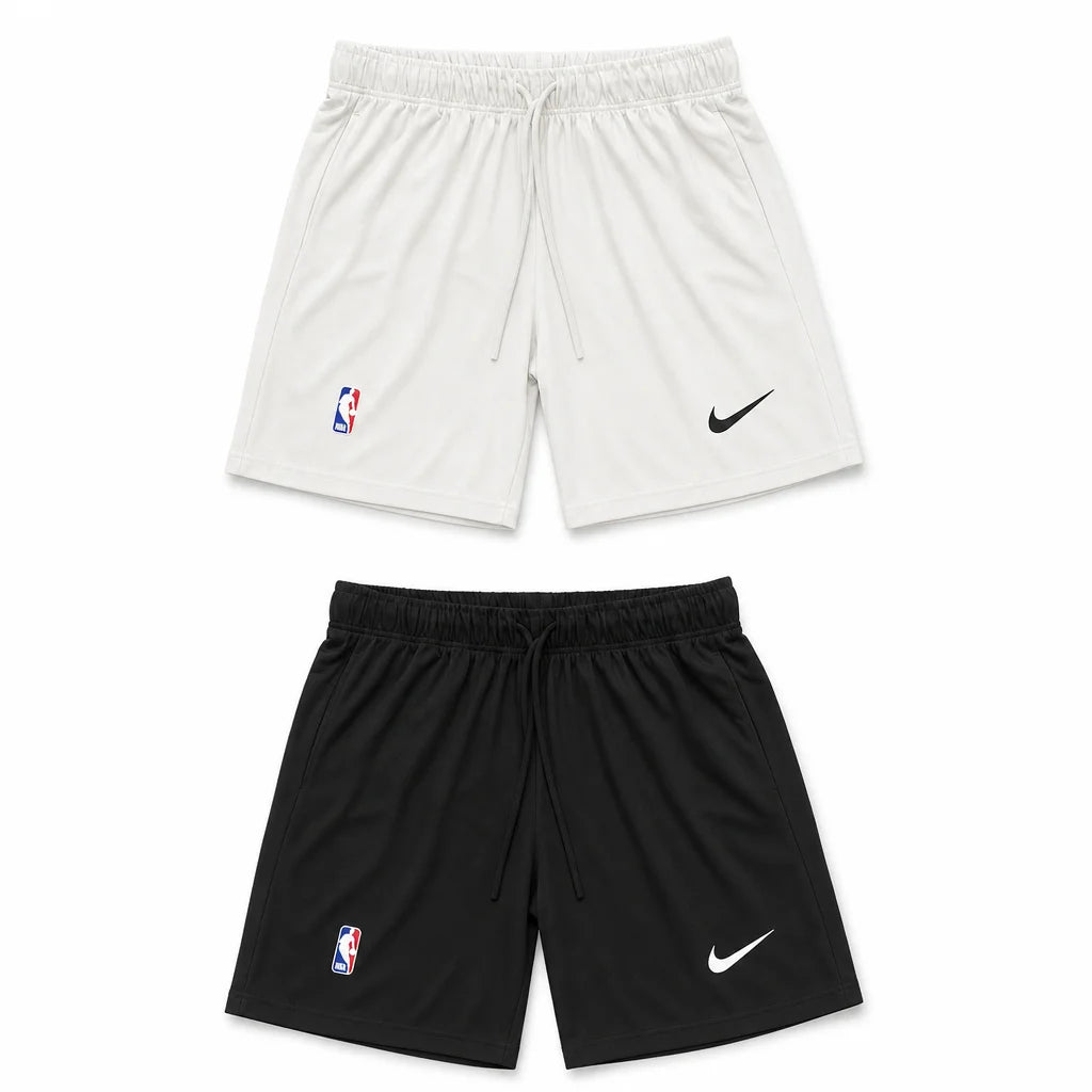 OPENRUN™ NBA SHORTS | BLACK & CREAM