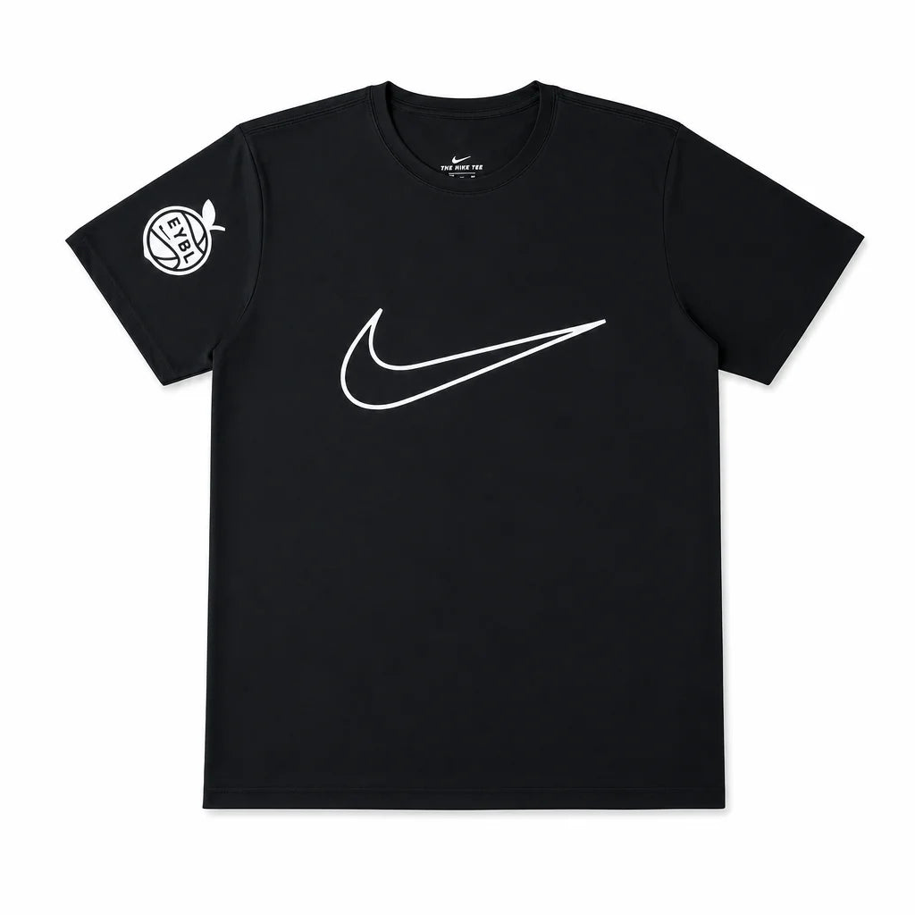 OPENRUN™ EYBL PEACH JAM COMPRESSION SHIRT BLACK & WHITE