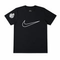 OPENRUN™ EYBL PEACH JAM COMPRESSION SHIRT BLACK & WHITE