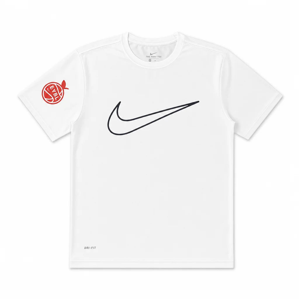 OPENRUN™ EYBL PEACH JAM COMPRESSION SHIRT BLACK & WHITE