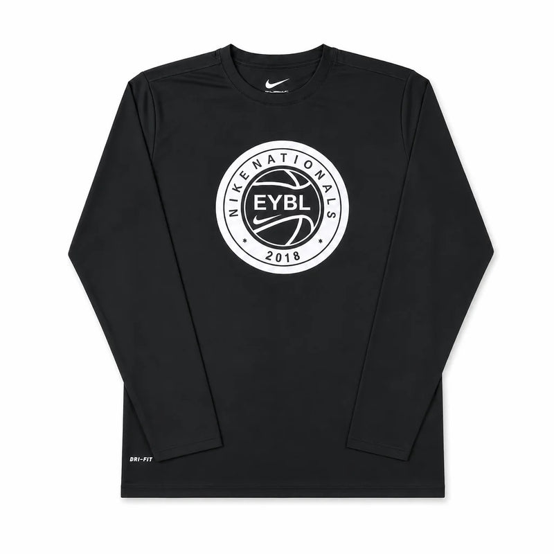OPENRUN EYBL Nationals 2018 basketball longsleeve in black